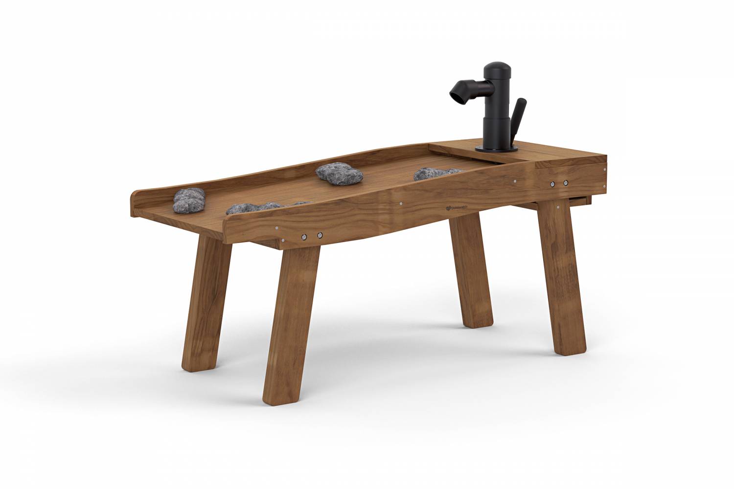 Outdorable Riverbed Table with Pump