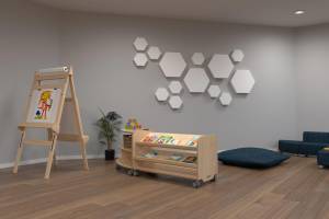 Sound Absorbing Acoustic Hexagon Packages 