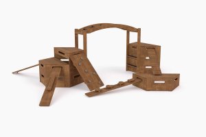 Outdorable Adventure Play movable equipment early years
