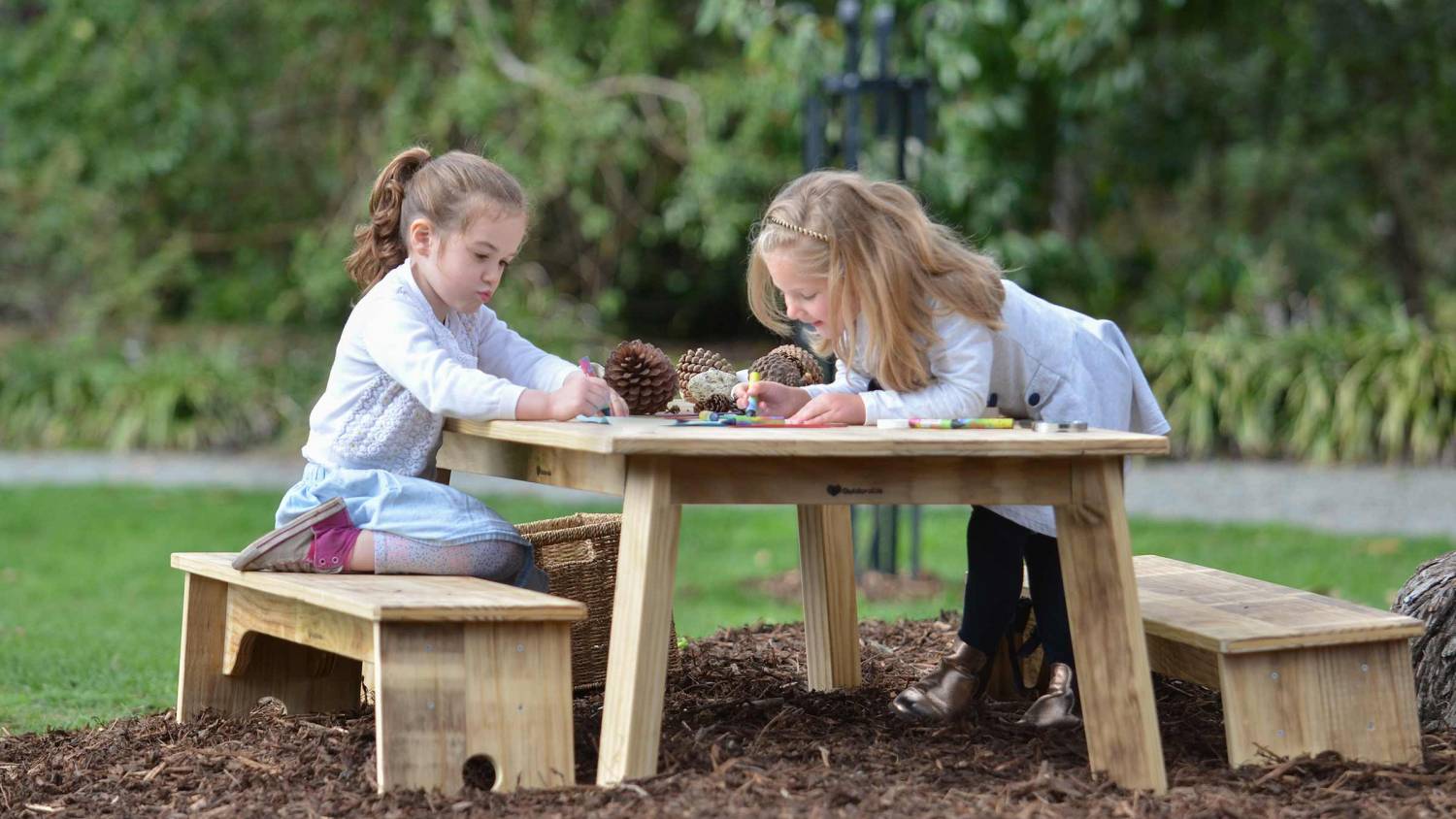 Outdoor table for preschool